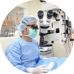 極小切開＋日帰りでの<br>白内障手術選定療養による多焦点レンズの選択も可能